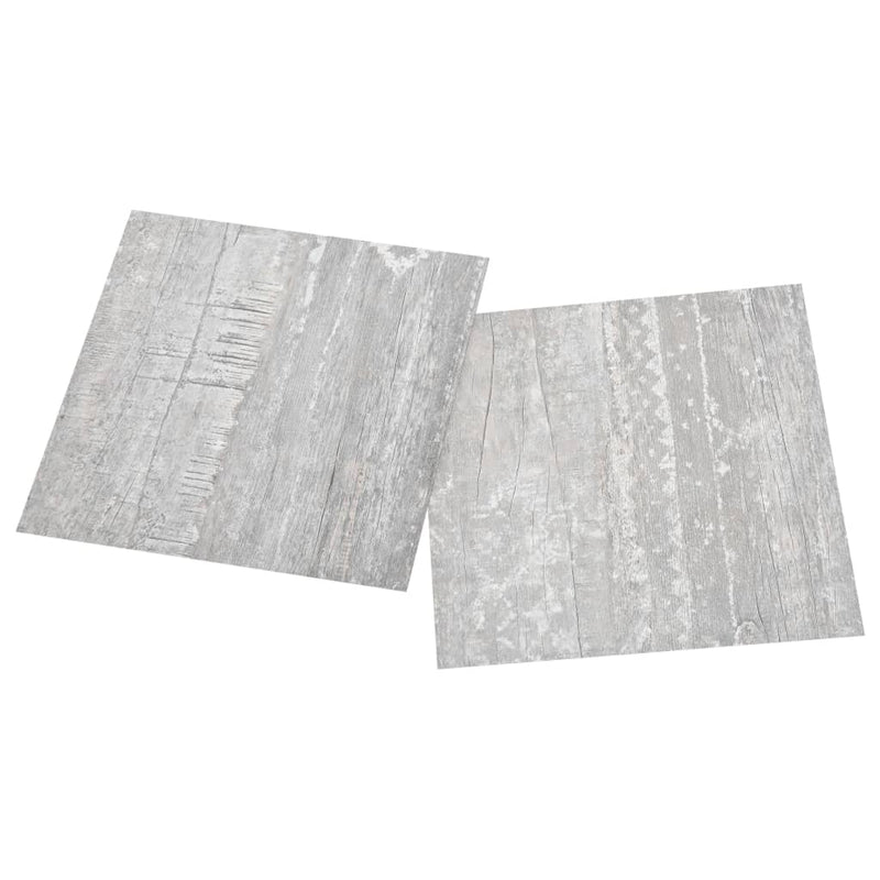 vidaXL 20 db szürke öntapadó PVC padlólap 1,86 m²