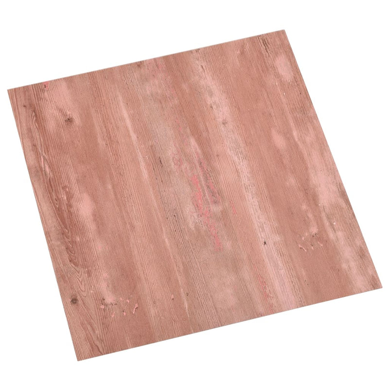 vidaXL 20 db piros öntapadó PVC padlólap 1,86 m²