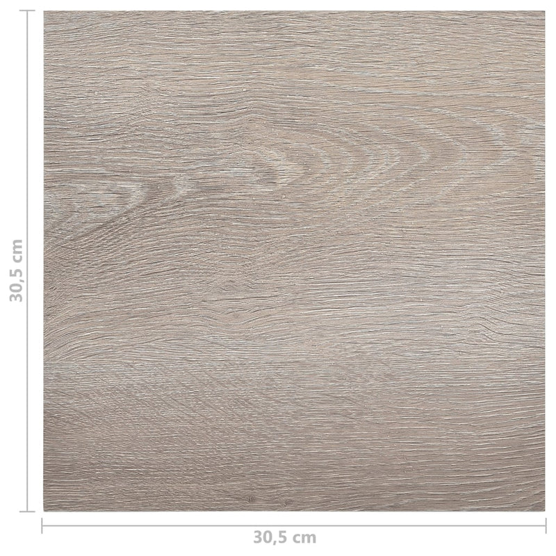 vidaXL 20 db tópszínű öntapadó PVC padlólap 1,86 m²