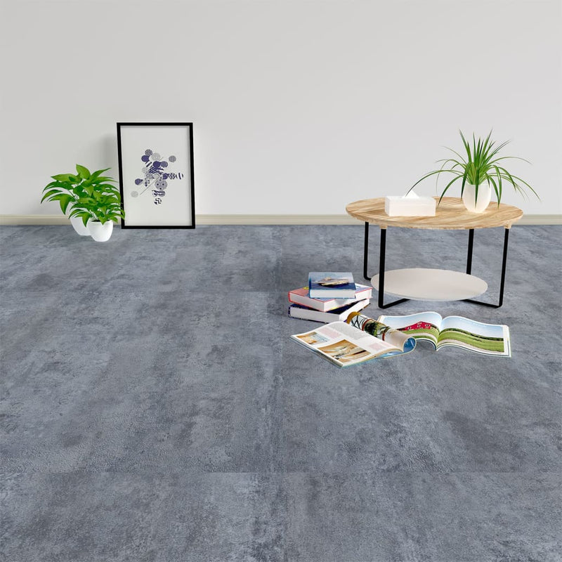 vidaXL 20 db szürke márvány mintás öntapadó PVC padlólap 1,86 m²