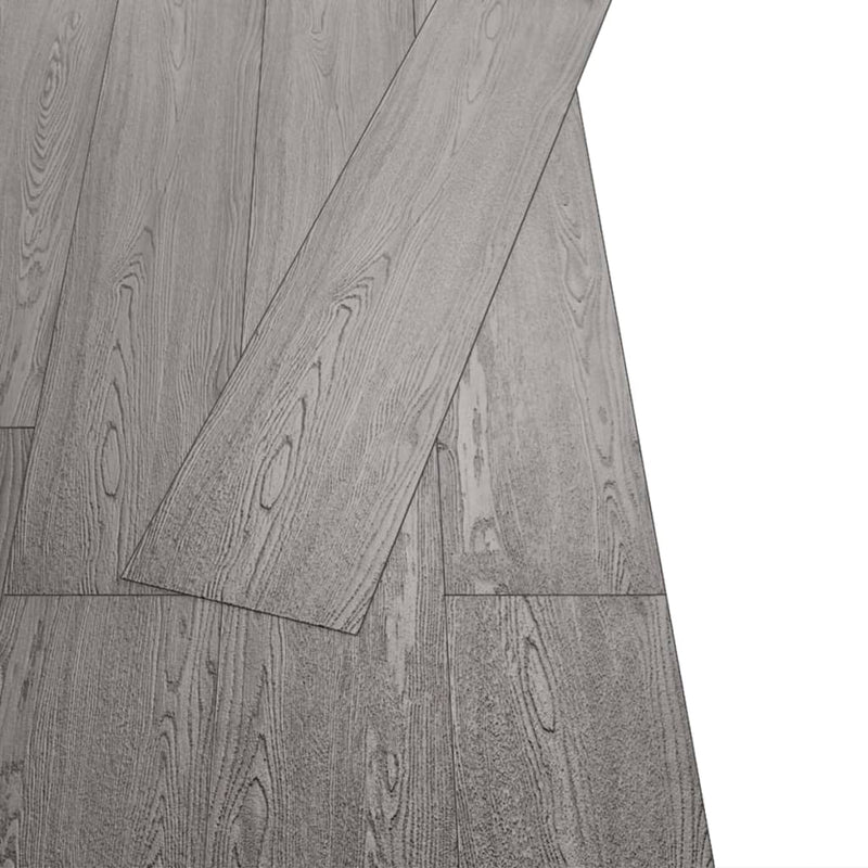 vidaXL sötétszürke 2 mm-es öntapadó PVC padlóburkoló lapok 5,21 m²