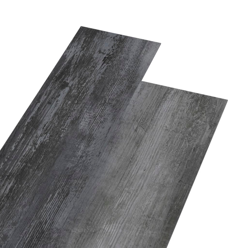 vidaXL fényes szürke 2 mm-es öntapadó PVC padlóburkoló lapok 5,21 m²