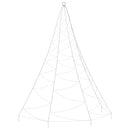 vidaXL fémhorgos fali fa 720 kék LED-del 5 m