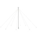 vidaXL kül- és beltéri kék karácsonyi favilágítás 800 LED-del 5 m