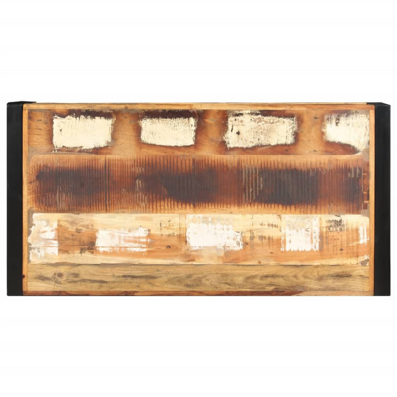 vidaXL tömör újrahasznosított fa dohányzóasztal 120 x 60 x 40 cm