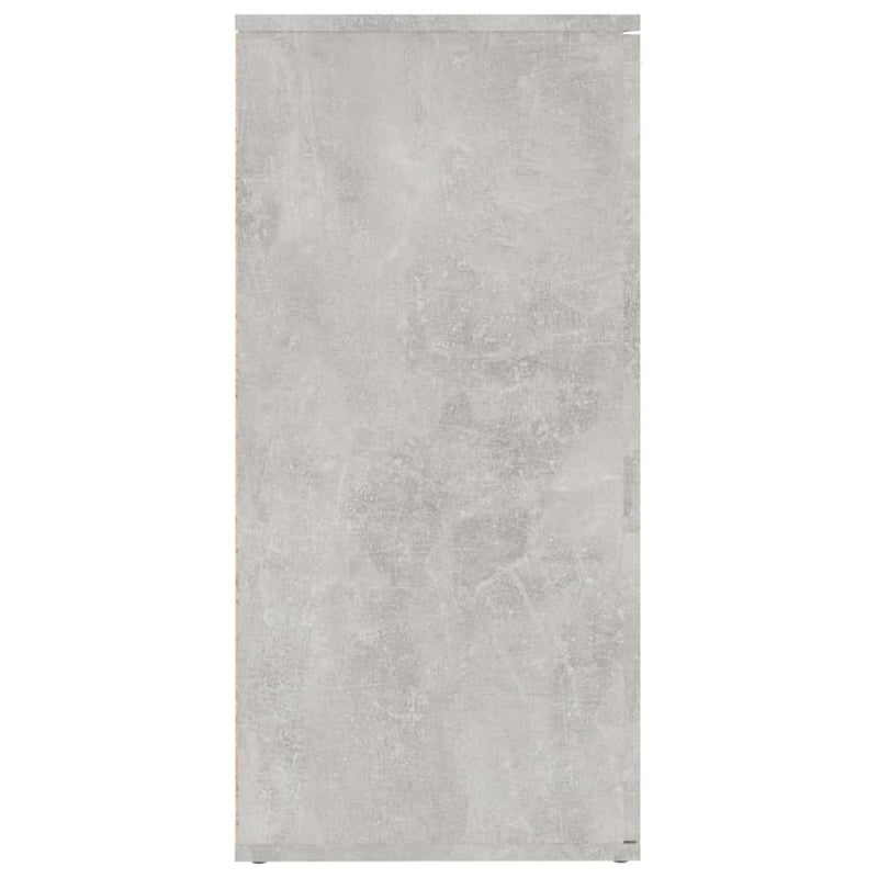 vidaXL betonszürke szerelt fa tálalószekrény 160 x 36 x 75 cm