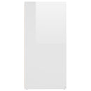 vidaXL magasfényű fehér szerelt fa tálalószekrény 160 x 36 x 75 cm
