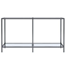 vidaXL átlátszó edzett üveg tálalóasztal 140 x 35 x 75,5 cm