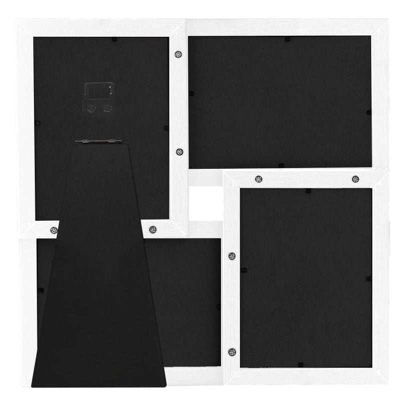 vidaXL fehér MDF fényképkeretszett 4 db 4 x 15 cm-es képhez