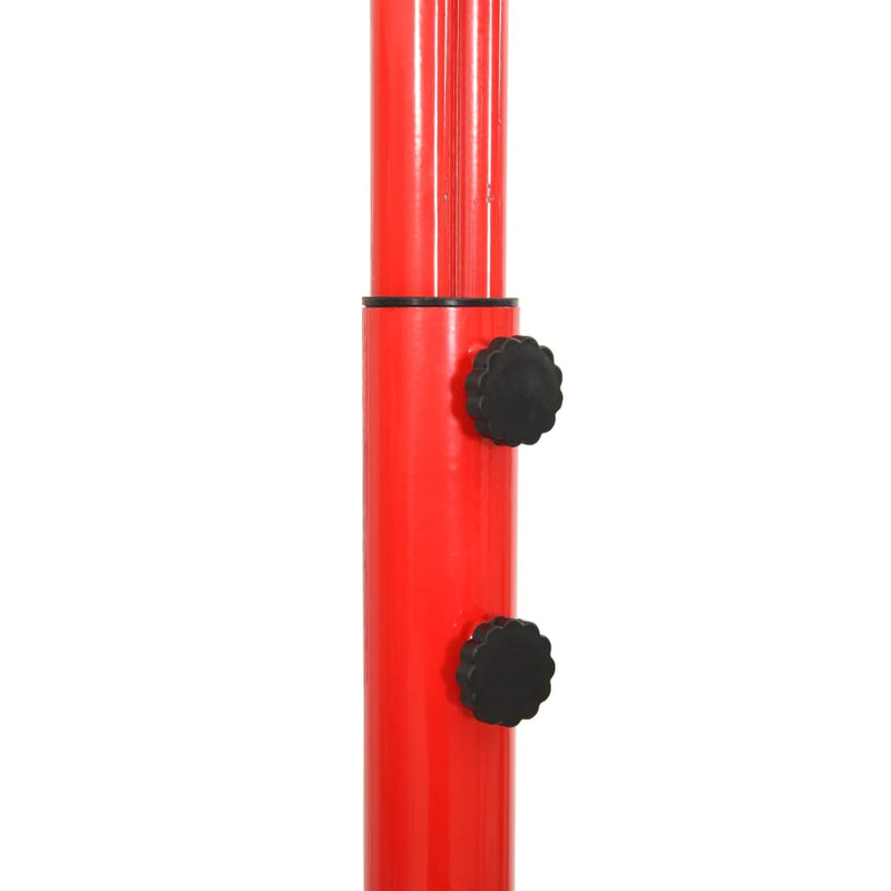 vidaXL hordozható állítható kosárlabdajáték-szett 200-236 cm
