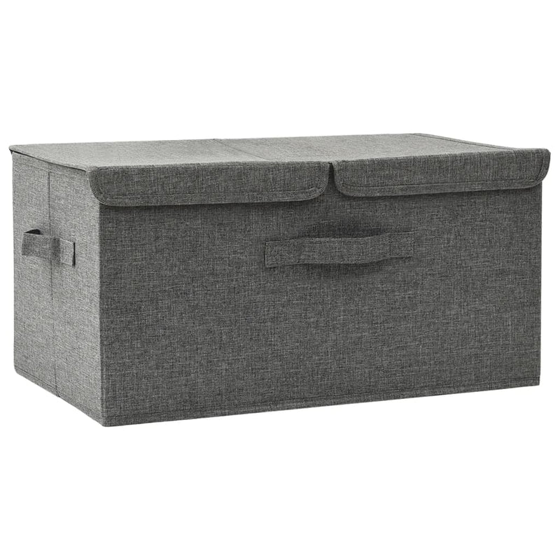 vidaXL antracitszürke szövet tárolódoboz 50 x 30 x 25 cm
