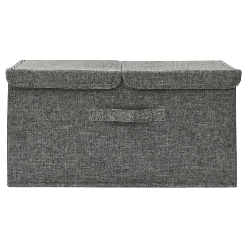 vidaXL antracitszürke szövet tárolódoboz 50 x 30 x 25 cm