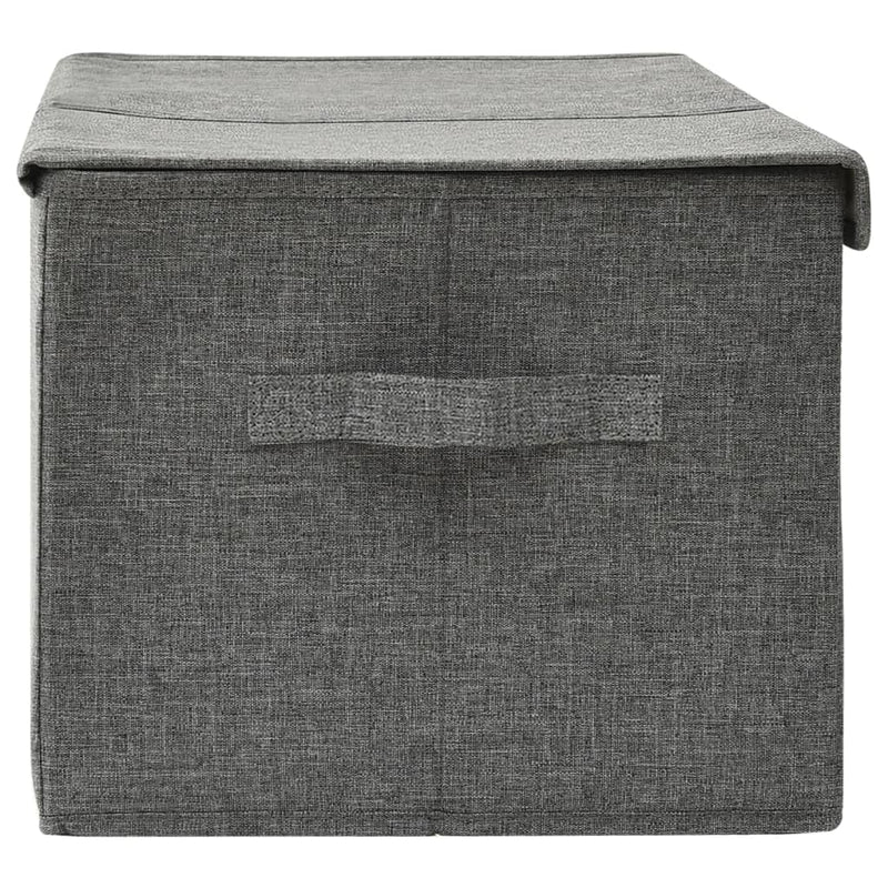 vidaXL antracitszürke szövet tárolódoboz 50 x 30 x 25 cm