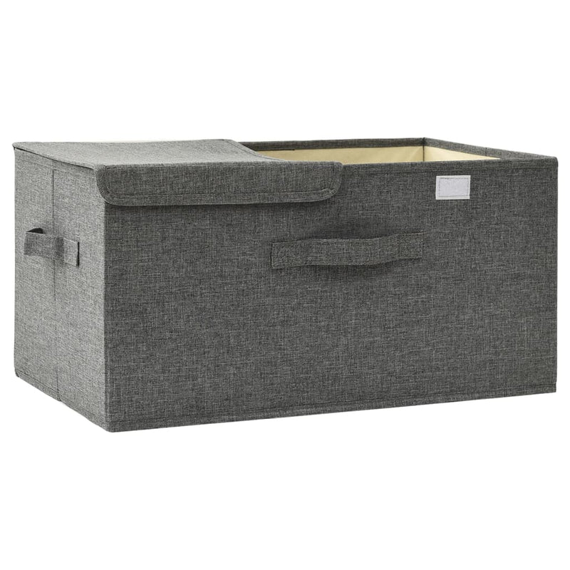 vidaXL antracitszürke szövet tárolódoboz 50 x 30 x 25 cm