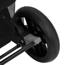 vidaXL világosszürke acél ikerbabakocsi