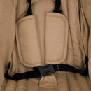 vidaXL tópszínű acél ikerbabakocsi