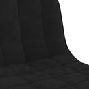 vidaXL 2 db fekete bársony bárszék