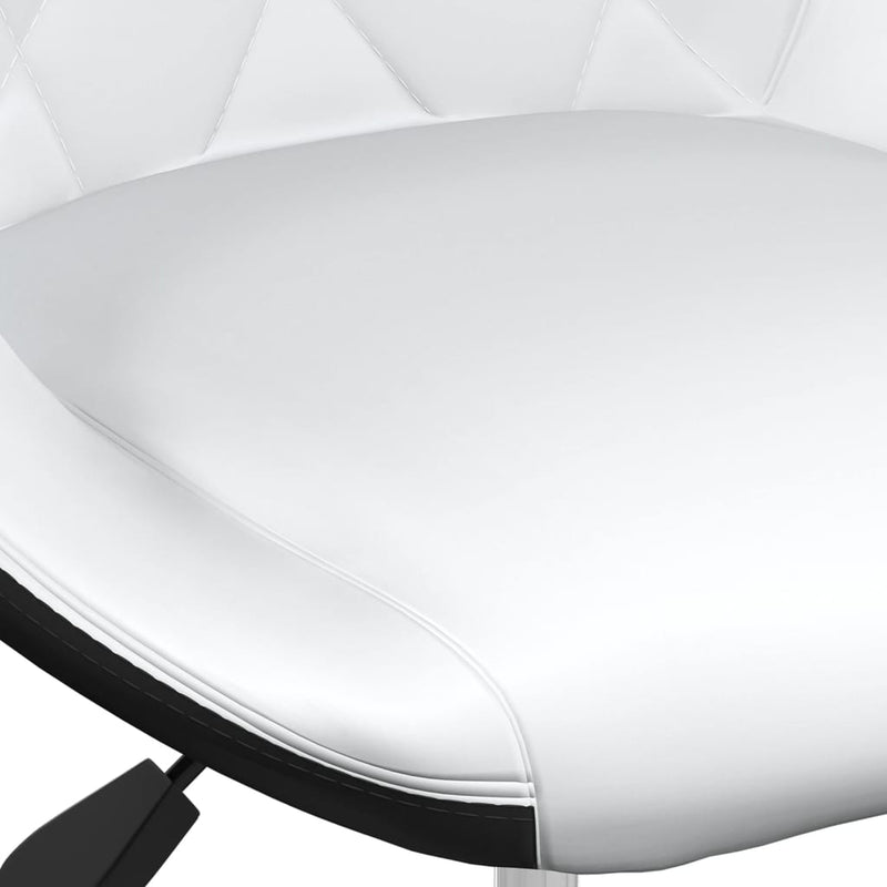 vidaXL 2 db fekete és fehér műbőr bárszék