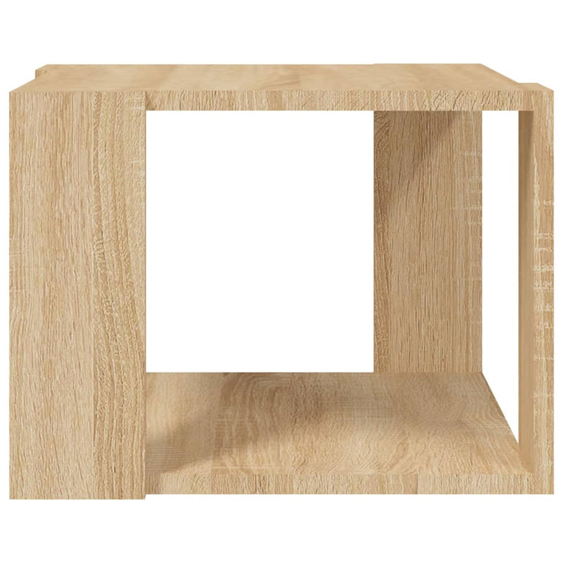 vidaXL sonoma tölgy színű szerelt fa dohányzóasztal 40 x 40 x 30 cm