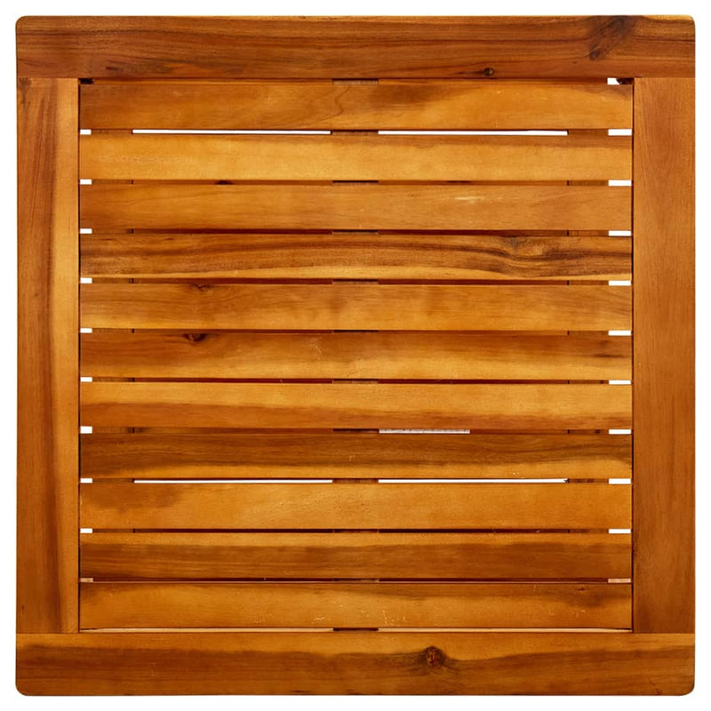 vidaXL tömör akácfa dohányzóasztal 60 x 60 x 45 cm