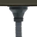 vidaXL fekete rozsdamentes acél konyhai mosogató