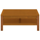 vidaXL 2 részes kerti akácfa kanapészett krémfehér párnákkal