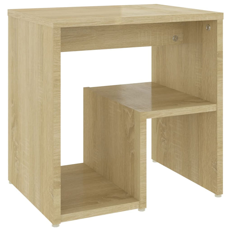 vidaXL 2 db sonoma tölgy színű szerelt fa éjjeliszekrény 40x30x40 cm