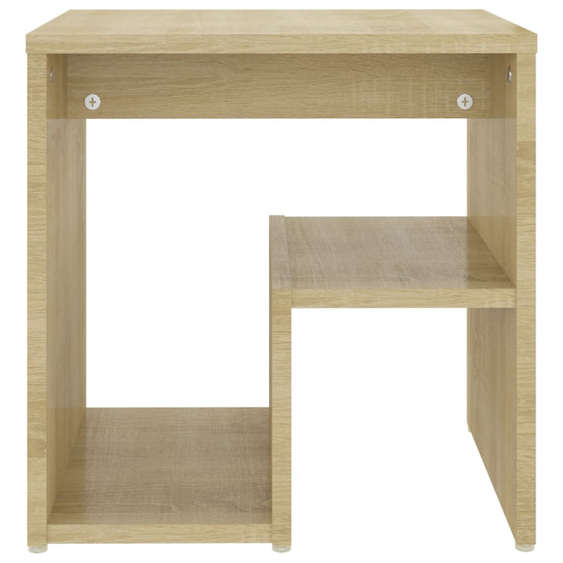vidaXL 2 db sonoma tölgy színű szerelt fa éjjeliszekrény 40x30x40 cm