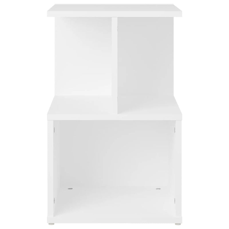 vidaXL 2 db fehér szerelt fa éjjeliszekrény 35 x 35 x 55 cm