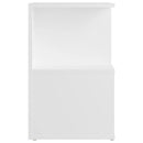 vidaXL 2 db fehér szerelt fa éjjeliszekrény 35 x 35 x 55 cm