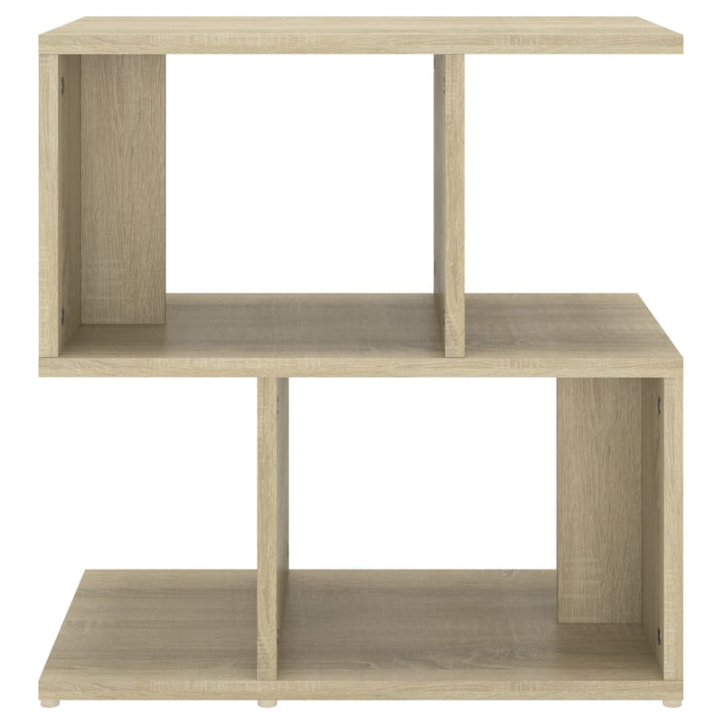 vidaXL 2 db sonoma tölgy színű szerelt fa éjjeliszekrény 50x30x51,5 cm