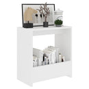 vidaXL fehér forgácslap kisasztal 50 x 26 x 50 cm