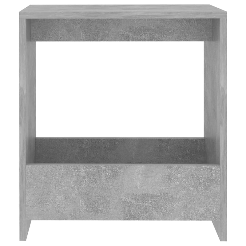 vidaXL betonszürke forgácslap kisasztal 50 x 26 x 50 cm