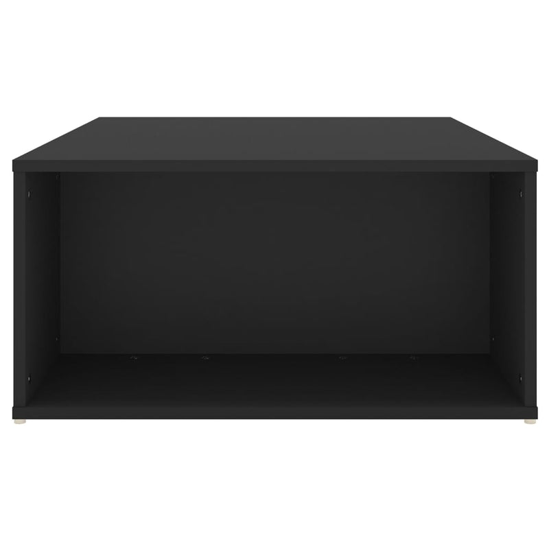 vidaXL fekete szerelt fa dohányzóasztal 90 x 67 x 33 cm