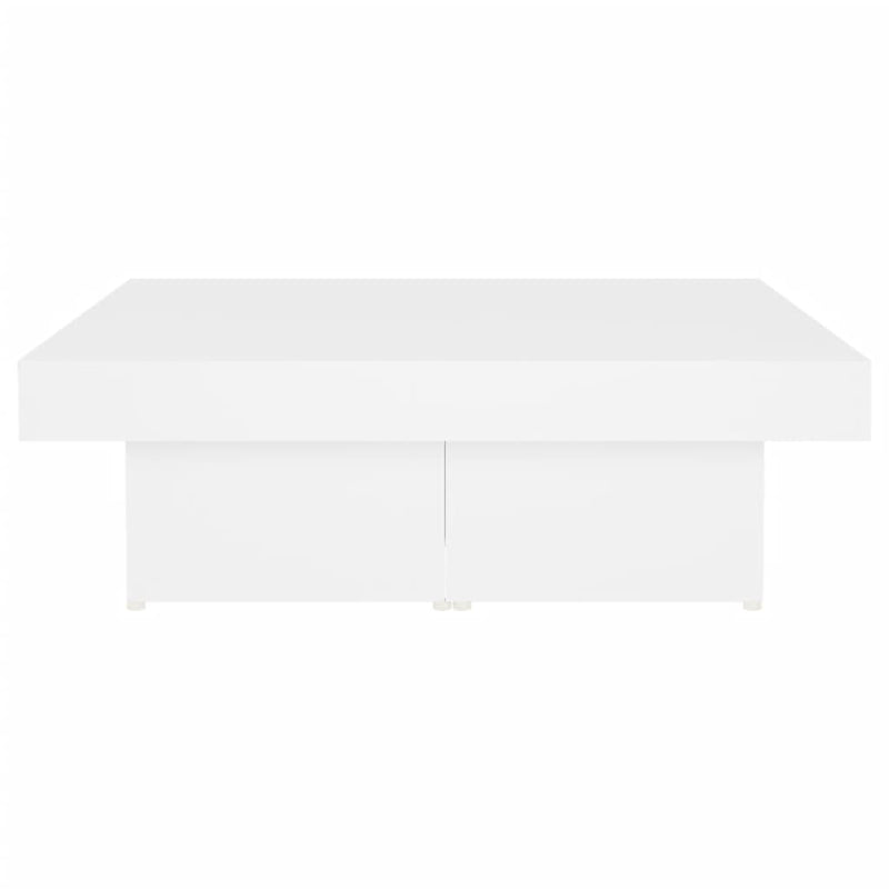 vidaXL fehér szerelt fa dohányzóasztal 90 x 90 x 28 cm