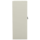 vidaXL világosszürke acél irodai szekrény 90 x 40 x 105 cm