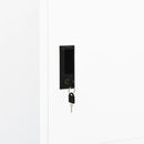 vidaXL fehér acél ruhásszekrény 80 x 50 x 180 cm