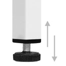 vidaXL fehér acél és edzett üveg vitrin 90 x 40 x 180 cm