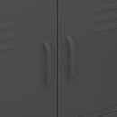 vidaXL antracitszürke acél tárolószekrény 80 x 35 x 101,5 cm