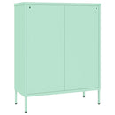 vidaXL mentazöld acél fiókos szekrény 80 x 35 x 101,5 cm