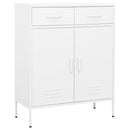 vidaXL fehér acél tárolószekrény 80 x 35 x 101,5 cm