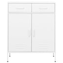 vidaXL fehér acél tárolószekrény 80 x 35 x 101,5 cm