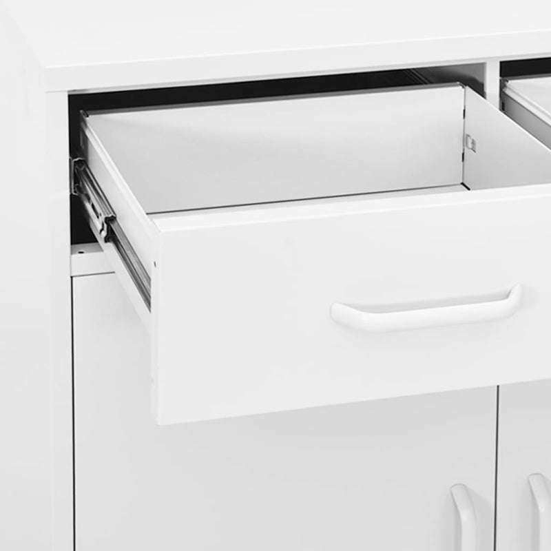 vidaXL fehér acél tárolószekrény 80 x 35 x 101,5 cm