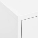 vidaXL fehér acél tárolószekrény 80 x 35 x 101,5 cm