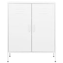 vidaXL fehér acél tárolószekrény 80 x 35 x 101,5 cm