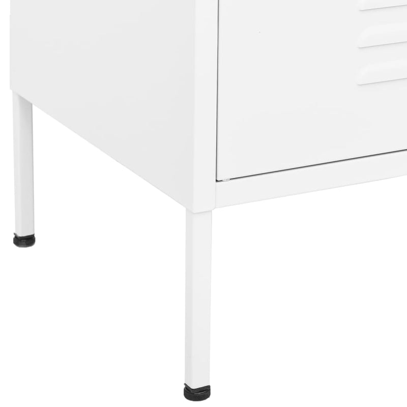 vidaXL fehér acél tárolószekrény 80 x 35 x 101,5 cm