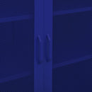 vidaXL tengerészkék acél tárolószekrény 80 x 35 x 101,5 cm