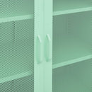 vidaXL mentazöld acél tárolószekrény 80 x 35 x 101,5 cm
