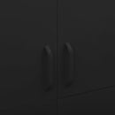 vidaXL fekete acél ruhásszekrény 90 x 50 x 180 cm