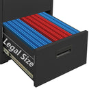 vidaXL antracitszürke acél irattartó szekrény 46 x 62 x 72,5 cm